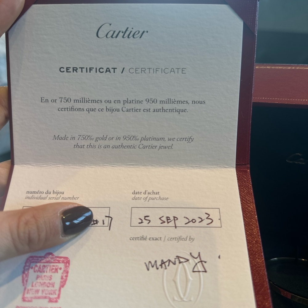 Cartier Love Bracelet, 18k Yellow Gold, 17CM - Picture 6 of 8